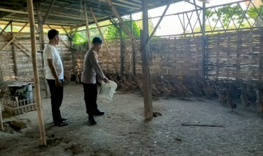 Bhabinkamtibmas-Buduran-Dampingi-Peternak-Bebek-Dorong-Ketahanan-Pangan-Lokal